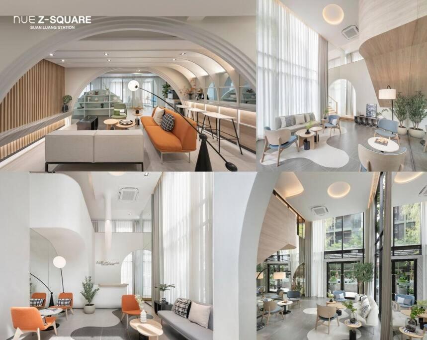 Nue Z-Square Suan Luang Station - Near Train Night Market, Airport, Seacon Square Apartment Bangkok Exterior photo